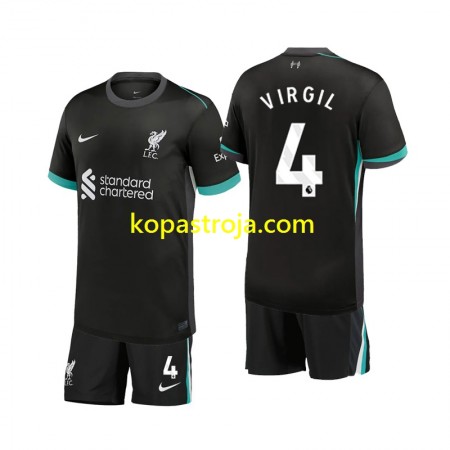 Billiga Fotbollströjor Liverpool Virgil 4 Barn Borta tröja 2024/25 Kortärmad